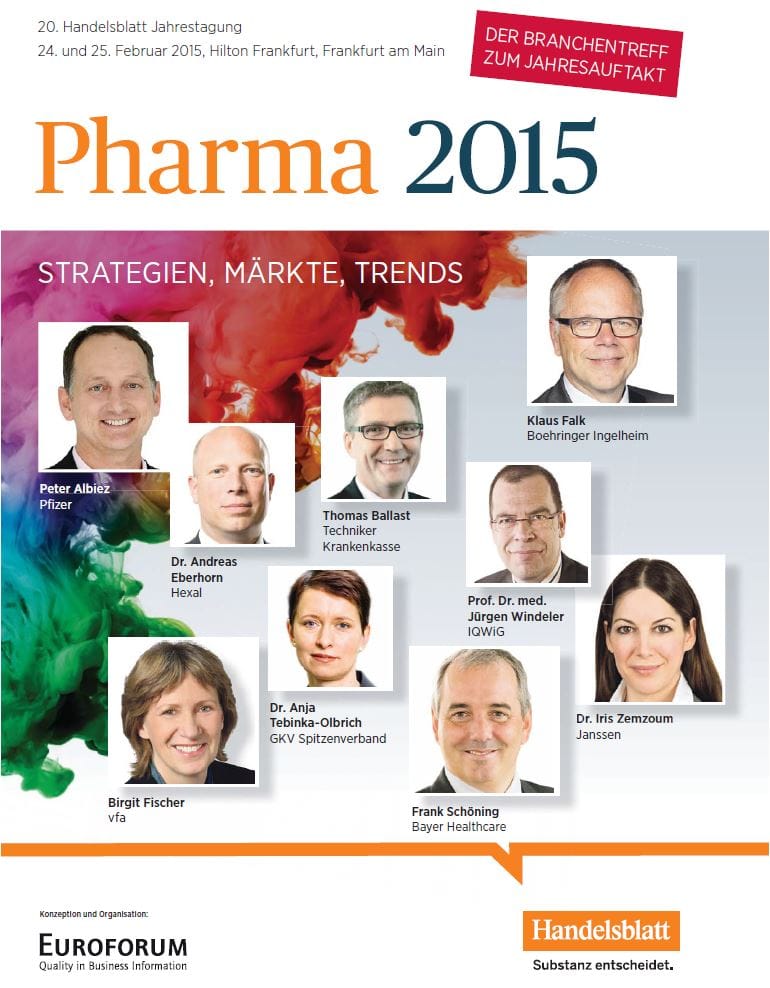 Pharma 2015: Felix Rademacher ist Speaker