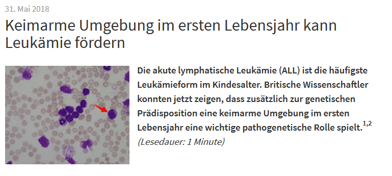 Beispiel echte Informationen