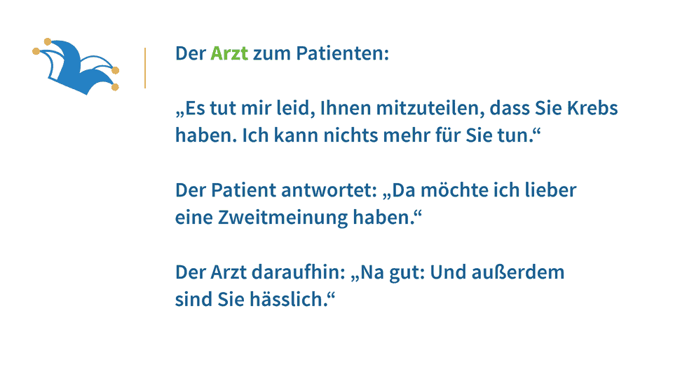 Lieblingswitz der Ärzte