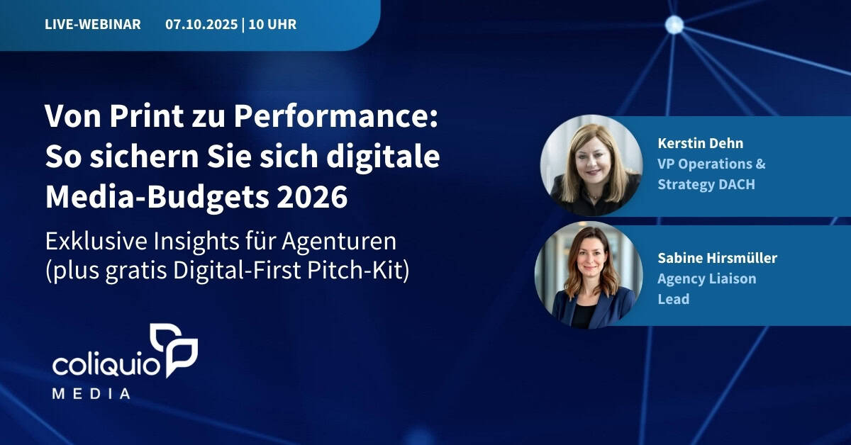 Webinar Media für Agenturen 07.10.2025